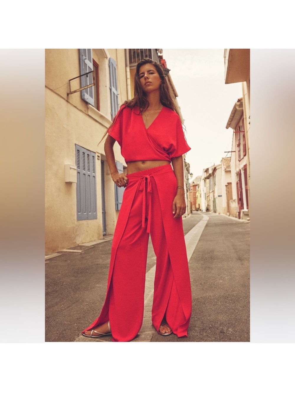 NWT Zara Fluid Pareo Pants
